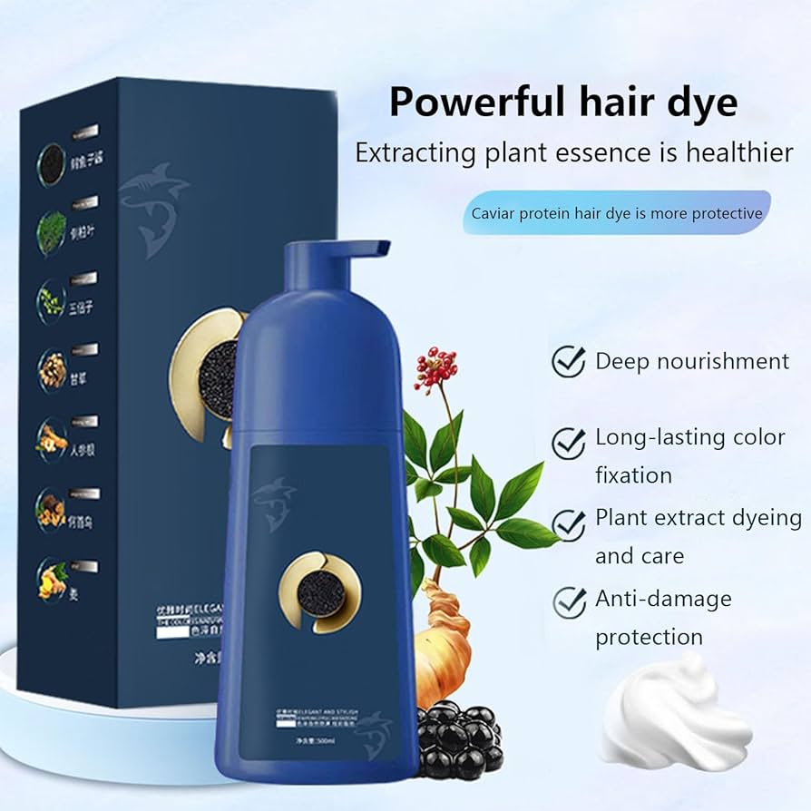 Hair dye shampoo for Men and Women