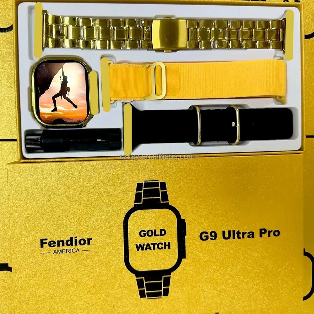 G9 Ultra Pro Gold Smart Watch